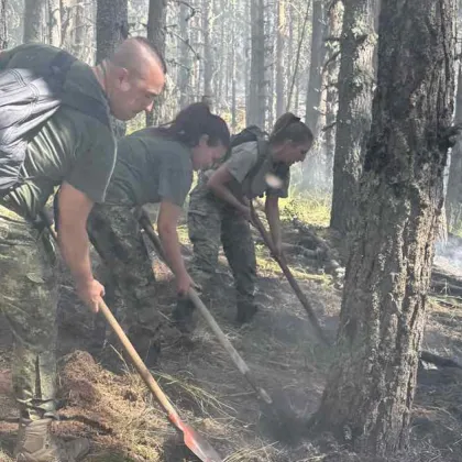 Продължава борбата с пожара в Национален парк "Рила"