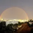 Двойна дъга над Русе – красота, която спира дъха СНИМКИ