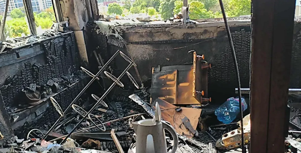 След пожара в Пловдив: Домът на Даниел е разрушен, семейството му разчита на помощ