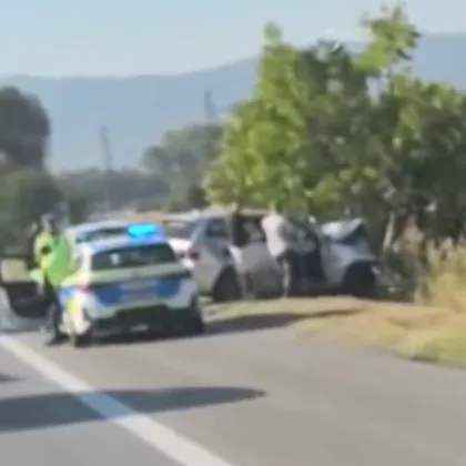 Катастрофа стана днес на столичното Околовръстно Кола се е блъснала