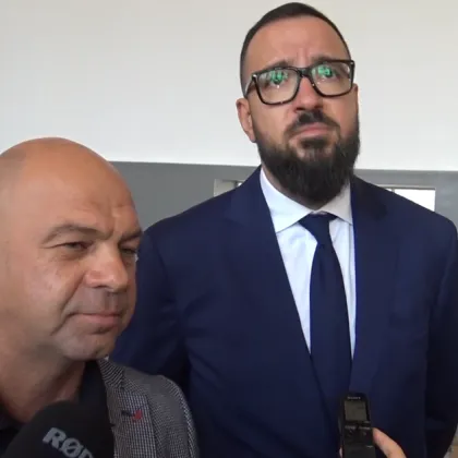 Кметът Костадин Димитров и вицето му по образование Владимир Темелков