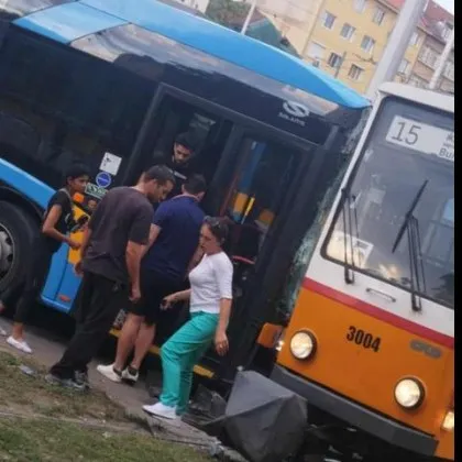 Пореден инцидент с трамвай в столицата След като вчера две