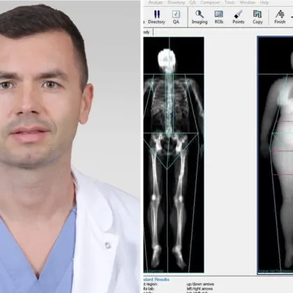 Златният стандарт за оценка на телесния състав и костната плътност от