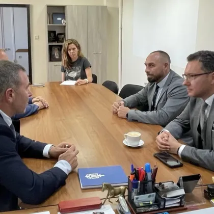 Вътрешният министър Даниел Митов и главният секретар на МВР Мирослав