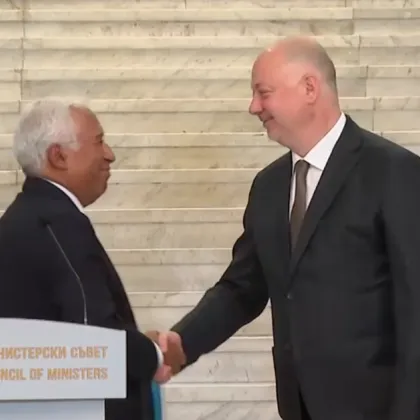 Министър председателят Росен Желязков се срещна с председателя на Европейския съвет Антонио Коща който