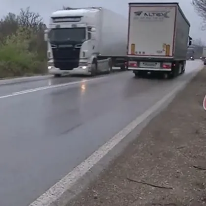 Започна ремонтът на пътя I-3 Бяла - Ботевград в участъка, където загина Сияна