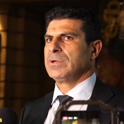 Президентът на футболната ни централа Георги Иванов говори след загубата