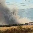 Пожар избухна край Пречиствателната станция в Сопот