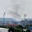 Избухна пожар край Варна СНИМКА