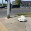 Бебешко кошче изхвръкна от движеща се кола, падна насред кръстовище