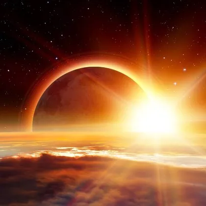 В момента се случва коридорът на затъмнението период на