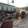 Нов сблъсък между кола и цистерна в София! СНИМКИ