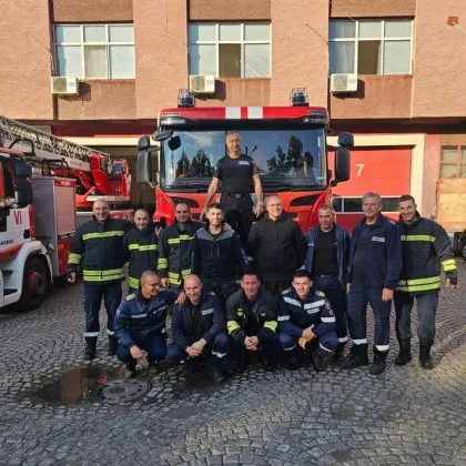 С вълнуваща и традиционна церемония колегите от Регионална дирекция Пожарна