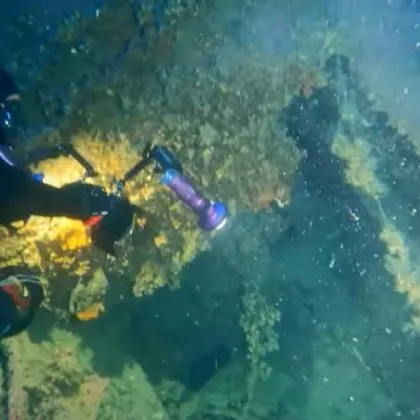 Гръцкото министерство на културата съобщи в понеделник че водолази са