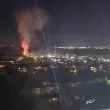 Голям пожар гори в Пловдив СНИМКИ