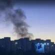 Пожар горя до двор на столична болница ВИДЕО