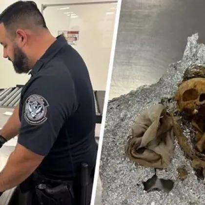 Пътник опитващ се да транспортира човешки останки беше задържан на