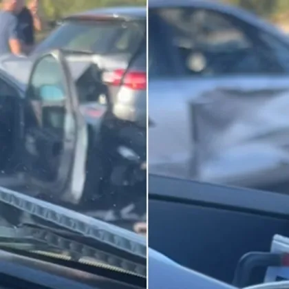 Тази сутрин на автомагистрала Струма е възникнала верижна катастрофа с