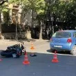 Кола и мотор се блъснаха в Стара Загора СНИМКА