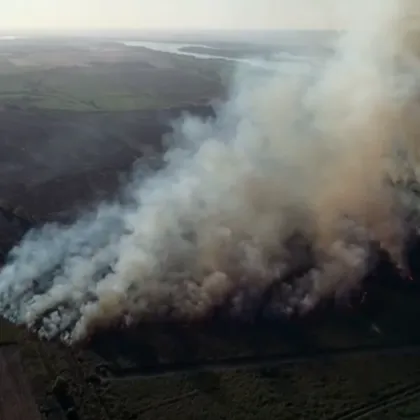 Огромен пожар отново в защитената местност Калимок – Бръшлен От