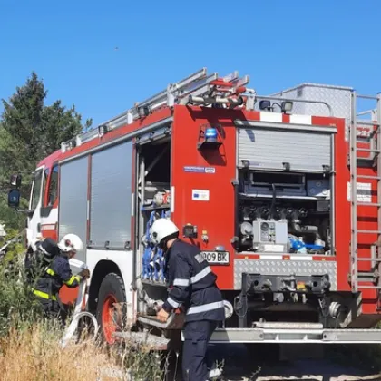 Напълно потушен е пожарът който по рано днес възникна в Пазарджишко