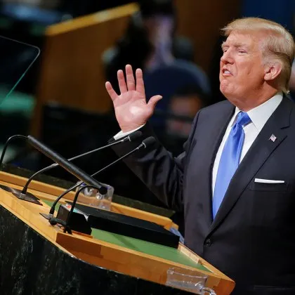 Президентът на САЩ Доналд Тръмп и съпругата му Мелания се