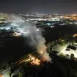 Пожар обгази квартали на Пловдив СНИМКИ