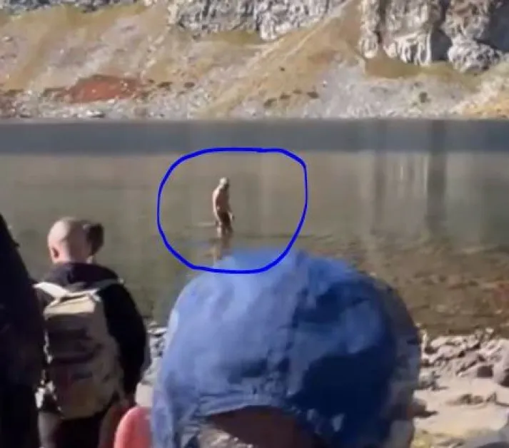 Турист се изкъпа в едно от Седемте рилски езера