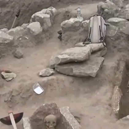 Нови 15 каменни саркофази от V VI век проучват археолозите на