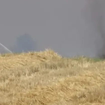 Пожар затвори международния път Русе Свиленград в участък от град