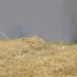 Пожар затвори пътя Гълъбово - Раднево