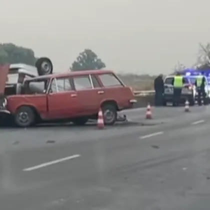 Двама души са в болница след катастрофата край Пловдив