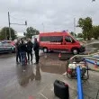 7 помпи източват водата от наводненото кръстовище в Пловдив СНИМКА