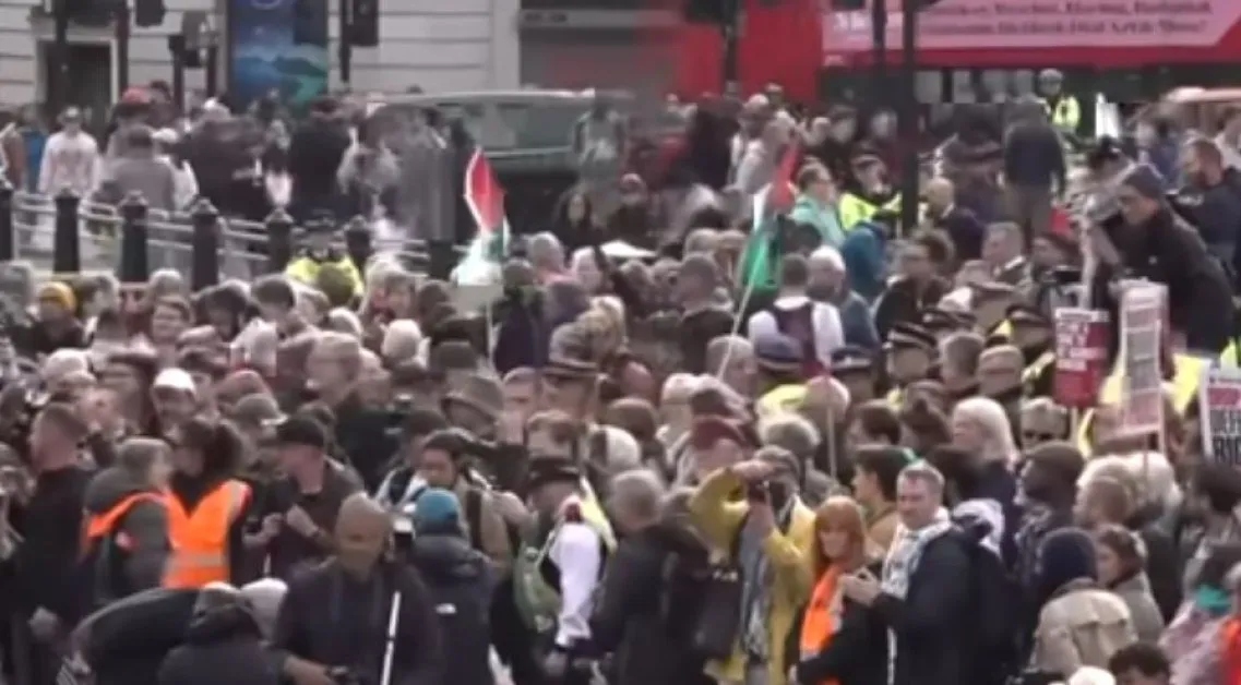 Арестуваха над 440 души, протестиращи в Лондон ВИДЕО