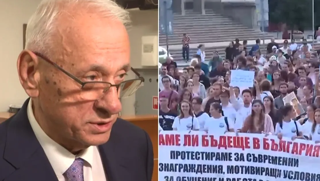 Протест на младите медици в София. Кирилов: Системата не се крепи на тях