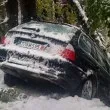 БМВ с временни номера се приземи в преспите още преди да се регистрира