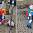 Поставиха фигури на деца за безопасност в София, ден по-късно ги "осакатиха" СНИМКИ