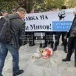 Напрежение пред сградата на МВР в София по време на протест на БОЕЦ СНИМКИ