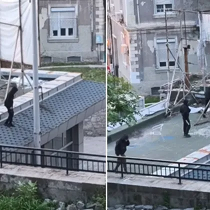 Младежи замерят с камъни движещи се автомобили в Пловдив ВИДЕО