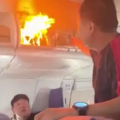 На борда на Airbus A321 на Air China е възникнал