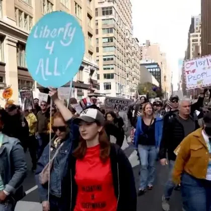 Мащабни протести се проведоха в американски градове като Ню Йорк