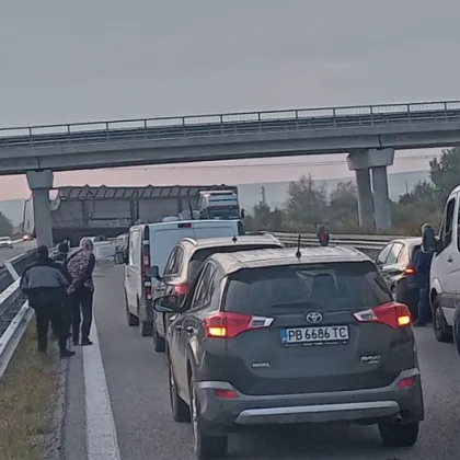 Камион е катастрофирал на автомагистрала Марица За инцидента сигнализират шофьори