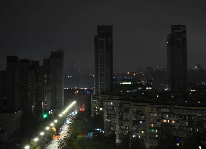 Руска атака остави без ток части от Украйна