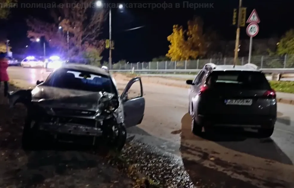 Жена твърди, че пиян полицай е предизвикал катастрофа в Перник