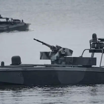 Службата за сигурност на Украйна ССУ показа усъвършенстван морски дрон