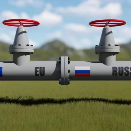 Предложената забрана за внос на руски природен газ в Европейския