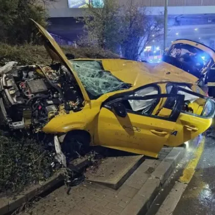 Тежка катастрофа е станала в късните часове на 26 октомври в София Според публикации