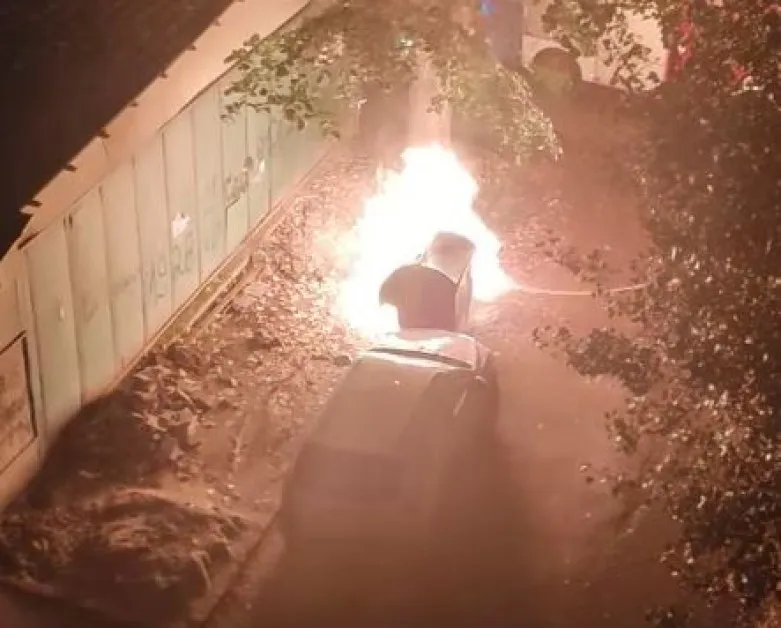 Огнена опасност: Шофьор извади огромен късмет в Пловдив ВИДЕО