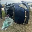 Меле в Пловдивско! Кола е помляна СНИМКА Меле в Пловдивско! Кола е помляна СНИМКА