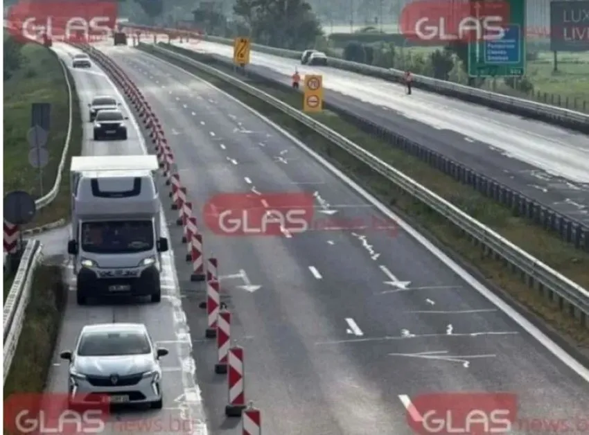 Важно! Промени в организацията на движението по АМ Тракия